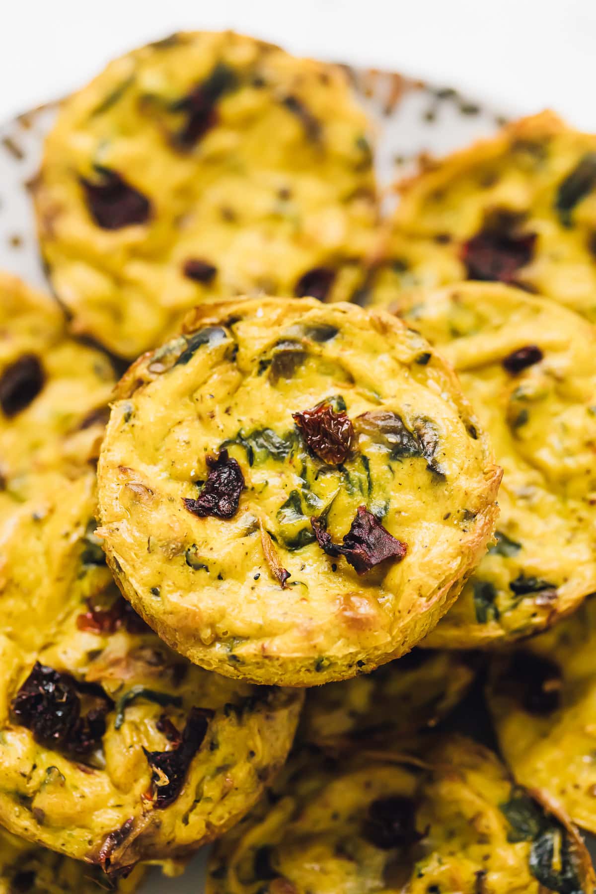 These Vegan Quiche Muffins are like vegan egg muffin cups and are my current go-to breakfast and lunchbox snack! They are loaded with protein and so much flavour!